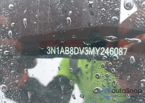 2021 Nissan Sentra Sr Xtronic Cvt from USA, damaged, VIN 3N1AB8DV3MY246087